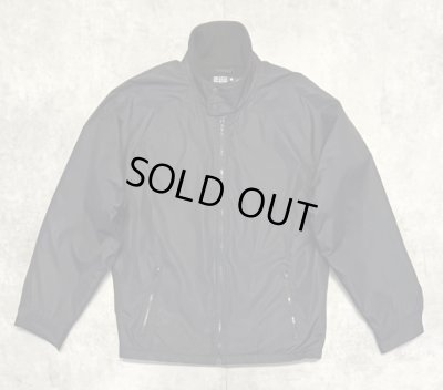 画像1: 90'S RALPH LAUREN ロゴ無し 裏地フリース ナイロン ドリズラージャケット ブラック (VINTAGE)