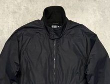 他の写真1: 90'S RALPH LAUREN ロゴ無し 裏地フリース ナイロン ドリズラージャケット ブラック (VINTAGE)