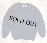 90'S GAP 旧タグ ヘビーウエイト 前Vガゼット付き スウェットシャツ ネイビー (VINTAGE)