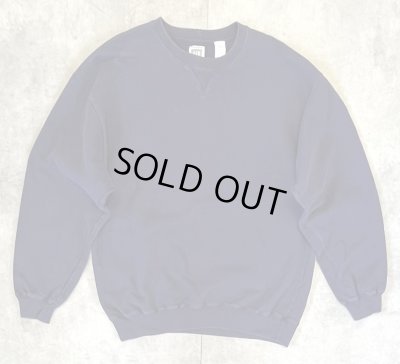 画像1: 90'S GAP 旧タグ ヘビーウエイト 前Vガゼット付き スウェットシャツ ネイビー (VINTAGE)