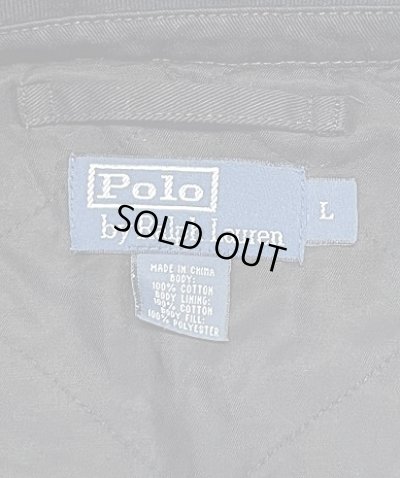 画像2: 90'S RALPH LAUREN "A-2" フライトジャケット IDEALジップ ブラック (VINTAGE)