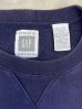 画像2: 90'S GAP 旧タグ ヘビーウエイト 前Vガゼット付き スウェットシャツ ネイビー (VINTAGE) (2)