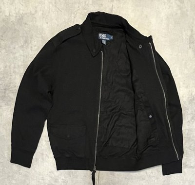 画像4: 90'S RALPH LAUREN "A-2" フライトジャケット IDEALジップ ブラック (VINTAGE)