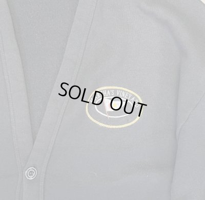 画像3: 80'S JERZEES "MARTHA'S VINEYARD" スウェット カーディガン ブラック USA製 (VINTAGE)