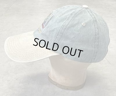 画像3: DAYTONA BEACH 6パネル ツートンカラー ベースボールキャップ オリーブ/タン (USED)