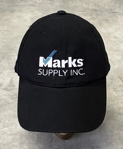 画像2: MARKS SUPPLY INC 6パネル ベースボールキャップ ブラック (USED)