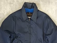 他の写真1: 70'S CAMPUS 裏地ボア付き ナイロン ドリズラージャケット ネイビー TALONジップ USA製 (VINTAGE)