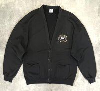 80'S JERZEES "MARTHA'S VINEYARD" スウェット カーディガン ブラック USA製 (VINTAGE)