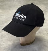 MARKS SUPPLY INC 6パネル ベースボールキャップ ブラック (USED)