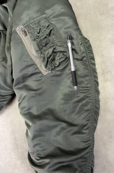 画像8: 70'S アメリカ軍 USAF "MIL-J-8279E" MA-1 フライトジャケット SCOVILLジップ (VINTAGE) 