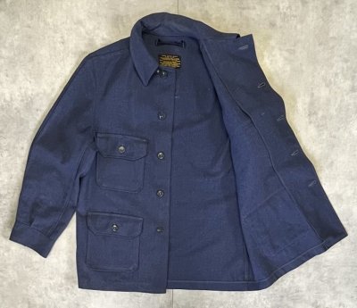 画像3: 50'S アメリカ軍 USAF "A-1A" 黒タグ 4ポケット ウールジャケット エアフォースブルー (VINTAGE)
