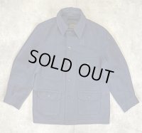 50'S アメリカ軍 USAF "A-1A" 黒タグ 4ポケット ウールジャケット エアフォースブルー (VINTAGE)