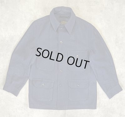 画像1: 50'S アメリカ軍 USAF "A-1A" 黒タグ 4ポケット ウールジャケット エアフォースブルー (VINTAGE)