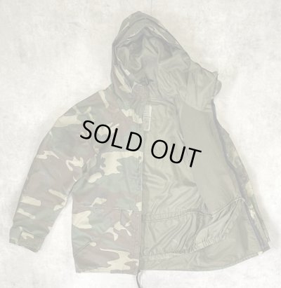 画像3: 90'S アメリカ軍 US ARMY ECWCS "GEN1前期モデル" GORE-TEX パーカー ウッドランドカモ (VINTAGE)