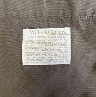 画像4: 90'S WILLIS & GEIGER フィールドジャケット カーキ (VINTAGE)