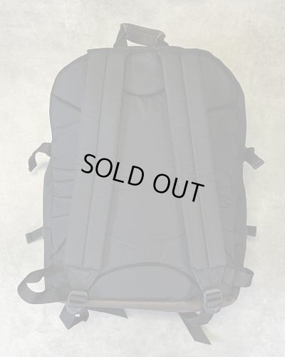 画像9: 90'S EASTPAK 旧タグ ボトムレザー ナイロン バックパック ブラック USA製 (VINTAGE)