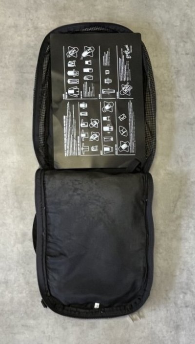 画像5: 80'S MEI (MOUNTAIN EQUIPMENT INC) 旧タグ 2WAY ナイロンバッグ ブラック/ホワイト スペクトラ USA製 (VINTAGE)