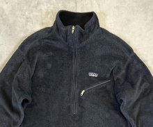 他の写真1: 02'S PATAGONIA 刺繍ロゴ R2 レギュレーター ハーフジップ フリース チャコール USA製 (VINTAGE)