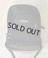 90'S EASTPAK 旧タグ ボトムレザー ナイロン バックパック ブラック USA製 (VINTAGE)