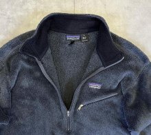他の写真2: 02'S PATAGONIA 刺繍ロゴ R2 レギュレーター ハーフジップ フリース チャコール USA製 (VINTAGE)