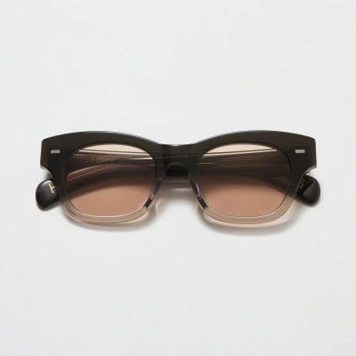 画像2: H OPTICAL "H-13" サングラス フェードグレー/ミッドブラウンレンズ (NEW)