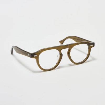 画像3: H OPTICAL "H-12" アイウェア オリーブ/クリアレンズ (NEW)