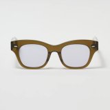 H OPTICAL "H-13" サングラス オリーブ/ライトグレーレンズ (NEW)