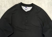 他の写真1: 90'S RUSSELL ATHLETIC ヘンリーネック スウェットシャツ ブラック USA製 (VINTAGE)