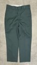 画像3: 80'S DICKIES 874 チビタグ ワークパンツ ダークグリーン W36L29 USA製 (VINTAGE) (3)