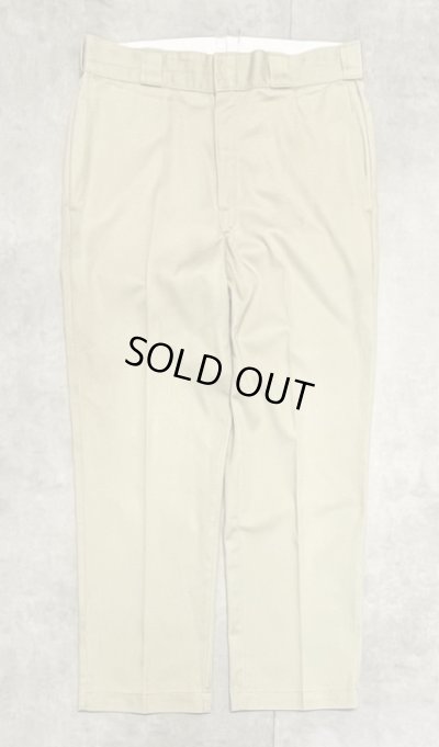 画像3: 80'S DICKIES 874 チビタグ ワークパンツ ベージュ W34L30 USA製 (VINTAGE)