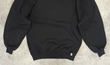他の写真3: 90'S RUSSELL ATHLETIC 前Vガゼット付き クルーネック スウェットシャツ ブラック USA製 (VINTAGE)