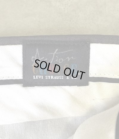 画像2: 90'S LEVIS "ACTION CHOICE" ツータック スラックス チャコール (VINTAGE)