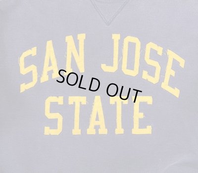 画像3: 90'S RUSSELL ATHLETIC "PRO COTTON" 前Vガゼット付き クルーネック スウェットシャツ ナス紺 USA製 (VINTAGE)