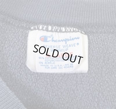 画像2: 80'S CHAMPION トリコタグ リバースウィーブ フェードネイビー USA製 (VINTAGE)