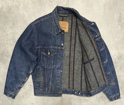 画像3: 90'S LEVIS "70506" スモールe 4thモデル 裏地ブランケット デニムジャケット インディゴ 40 USA製 (VINTAGE)