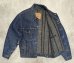 画像3: 90'S LEVIS "70506" スモールe 4thモデル 裏地ブランケット デニムジャケット インディゴ 40 USA製 (VINTAGE) (3)