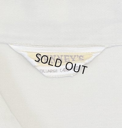 画像2: 60'S PENNEY'S 三角タグ シンチバック ドリズラージャケット オフホワイト TALONジップ (VINTAGE)