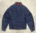 画像5: 80'S LEVIS "71411" スモールe 4thモデル 裏地チェック デニムジャケット インディゴ 46L USA製 (VINTAGE) (5)