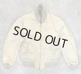 60'S UNKNOWN リバーシブル ドリズラージャケット CONMATICジップ ベージュ/チェック柄 (VINTAGE)