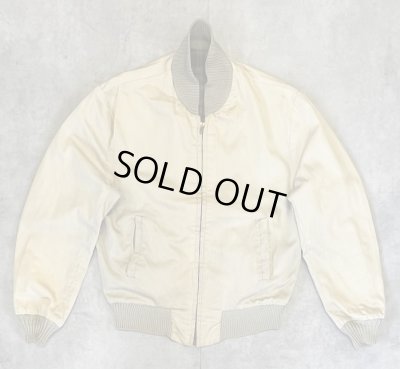 画像1: 60'S UNKNOWN リバーシブル ドリズラージャケット CONMATICジップ ベージュ/チェック柄 (VINTAGE)