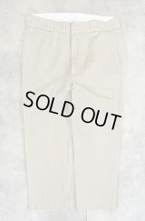 80'S LL Bean "DICKIES製" コットン100% ワークパンツ ベージュ USA製 (VINTAGE)