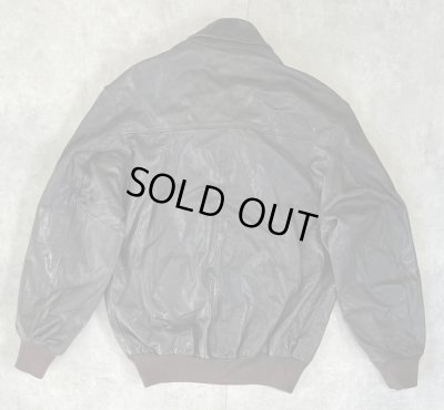 画像5: 80'S LL Bean "A-2" レザー フライトジャケット ダークブラウン TALONジップ USA製 (VINTAGE)