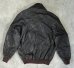 画像5: 80'S LL Bean "A-2" レザー フライトジャケット ダークブラウン TALONジップ USA製 (VINTAGE) (5)