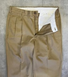 他の写真1: 00'S LL Bean "DOUBLE L COMFORT WAIST" ツープリーツ チノパンツ タン (VINTAGE)