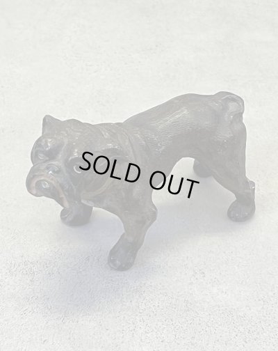 画像1: ブルドッグ オーナメント オブジェ 置物 ペーパーウエイト (VINTAGE)