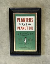 PLANTERS PEANUTS OIL アドバタイジング ウォールサイン (VINTAGE)