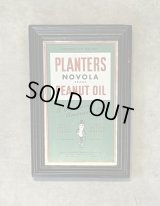 PLANTERS PEANUTS OIL アドバタイジング ウォールサイン (VINTAGE)