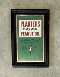 PLANTERS PEANUTS OIL アドバタイジング ウォールサイン (VINTAGE)