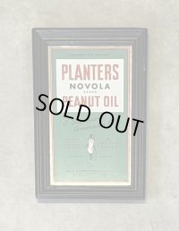 PLANTERS PEANUTS OIL アドバタイジング ウォールサイン (VINTAGE)