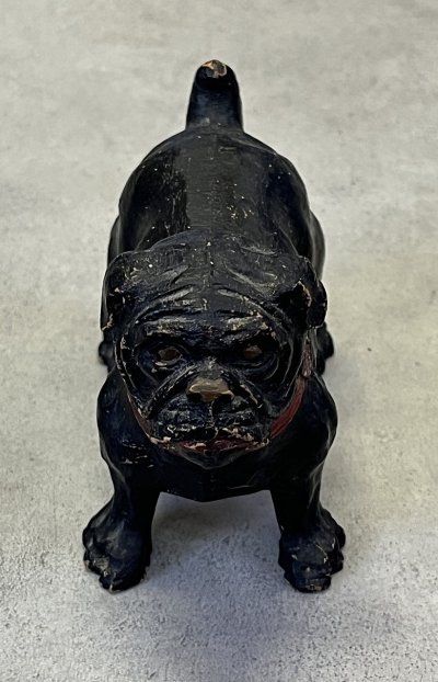 画像2: ブルドッグ オーナメント オブジェ 置物 ペーパーウエイト (VINTAGE)